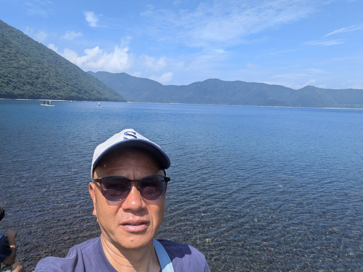 ウィングフォイル 湖でのひとこま